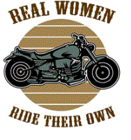 Real women ride their own - pocket size