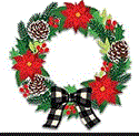 Wreath with bow