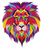 Lion, Full color- pocket size