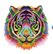 Tiger, Full color- pocket size