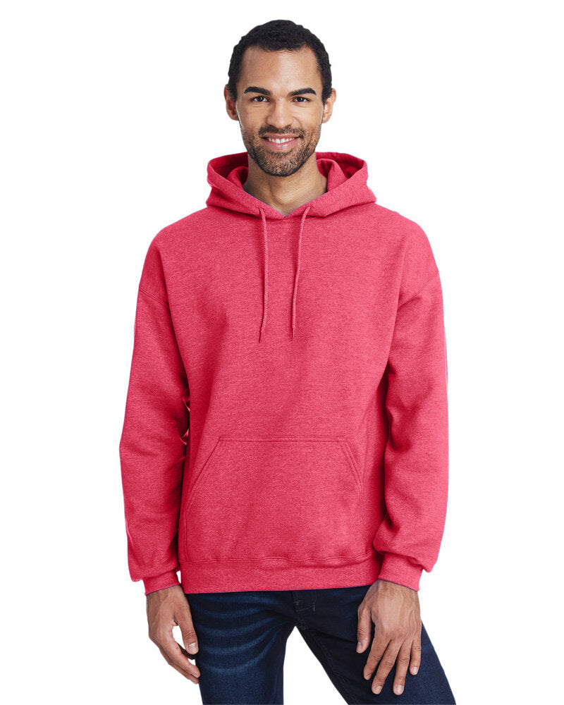 Gildan Adult Fleece Hooded Sweatshirt, Heather colors