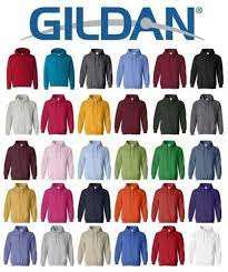 Gildan Adult Fleece Hooded Sweatshirt, Solid colors