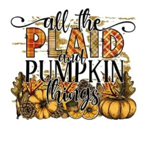 All the plaid pumpkin things