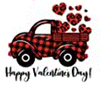 plaid truck, Happy Valentine's Day