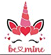 Be mine unicorn face